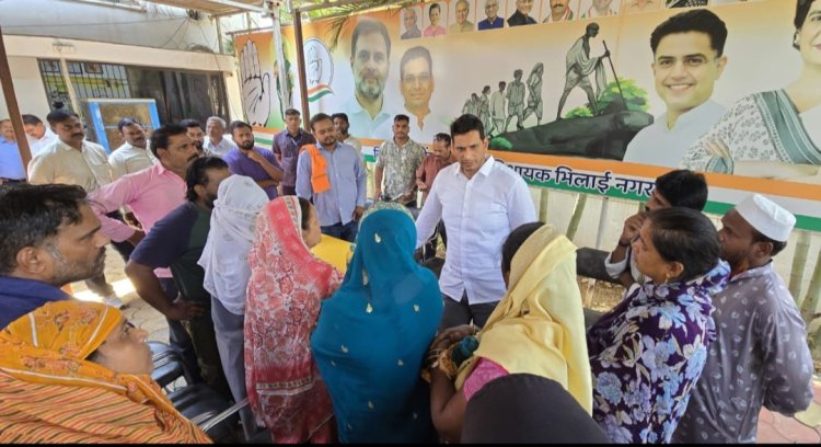 गंदे पानी की शिकायत पर तुरंत एक्शन, विधायक देवेंद्र यादव ने कलेक्टर को किया फोन