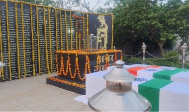 नारायणपुर में गूंजा ‘अमर रहे’ का नारा, 4 शहीद जवानों को अंतिम सलामी