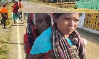 90 वर्षीय सास को पीठ पर बैठाकर 5 किलोमीटर पैदल बैंक पहुंची बहू, वृद्धावस्था पेंशन लेने की मजबूरी ने किया भावुक
