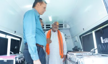 विधायक ललित चंद्राकर ने किया मोबाइल फॉरेंसिक वैन का शुभारंभ, अपराध जांच होगी हाईटेक