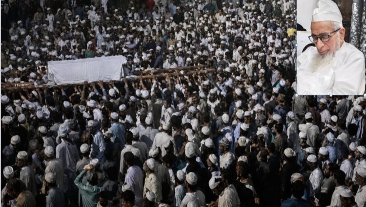 तबलीग़ जमात के 'अमीर' को आखिरी विदाई देने छत्तीसगढ़ से हजारों की तादाद में  पहुंचे अकीतदमंद