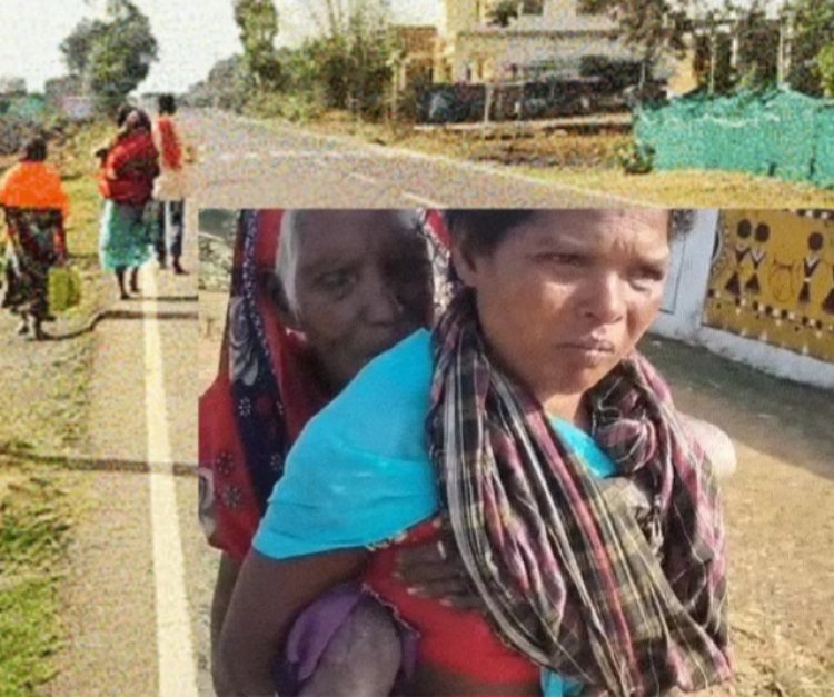 90 वर्षीय सास को पीठ पर बैठाकर 5 किलोमीटर पैदल बैंक पहुंची बहू, वृद्धावस्था पेंशन लेने की मजबूरी ने किया भावुक