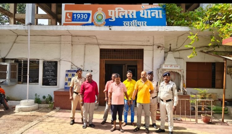 मकान में चल रहा था जुआ फड़, पुलिस की रेड में 5 गिरफ्तार