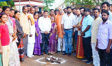 पुरैना की बदलेगी तस्वीर, विधायक ललित चंद्राकर ने रखी विकास कार्यों की नींव