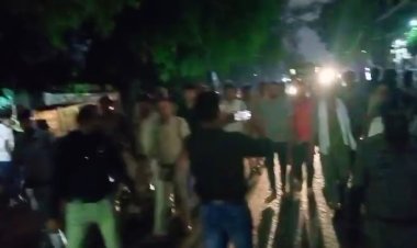 कोरिया तिहरे हत्याकांड: सभी 9 आरोपी गिरफ्तार, पुलिस ने निकाला पैदल जुलूस