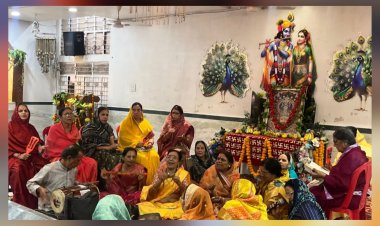 निर्जला एकादशी पर सत्तीचौरा दुर्गा मंदिर में भक्ति की बही गंगा, 108 दीपों से महाआरती और फल-फूलों से सजा मंदिर