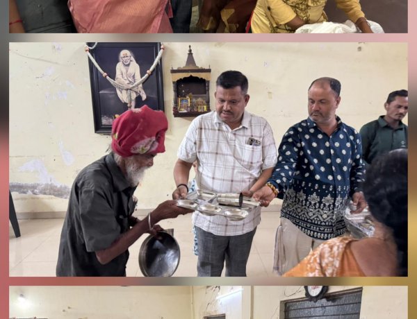 दुर्ग : अधिकमास अमावस्या पर जरूरतमंदों को भोजन एवं आवश्यक सामग्री का वितरण