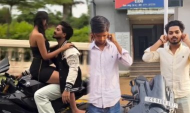 सोशल मीडिया की सनक! बाइक पर अश्लील रील बनाकर युवक पहुंचा थाने