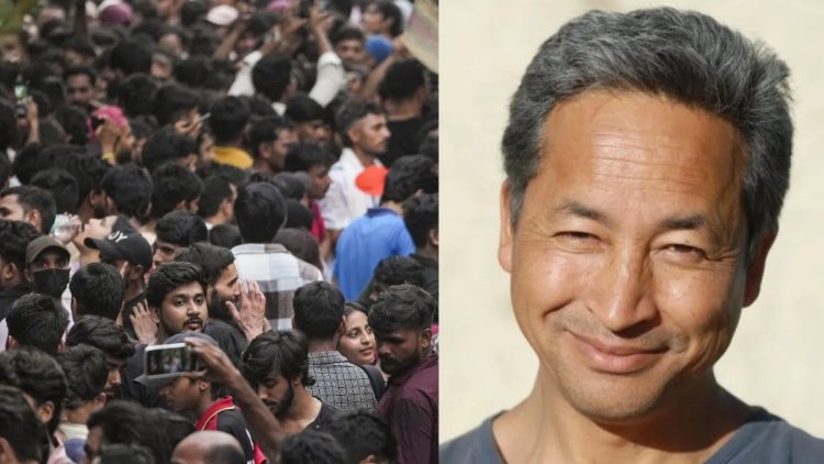 संसद मार्च को लेकर दिल्ली पुलिस अलर्ट, जंतर-मंतर पर तीन लेयर की बैरिकेडिंग; सोनम वांगचुक बोले—शर्तें पूरी होंगी तभी खत्म होगा अनशन