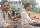 गले में सांप डालकर बाइक से अस्पताल पहुंचा युवक, कांकेर में वायरल हुआ हैरान करने वाला वीडियो