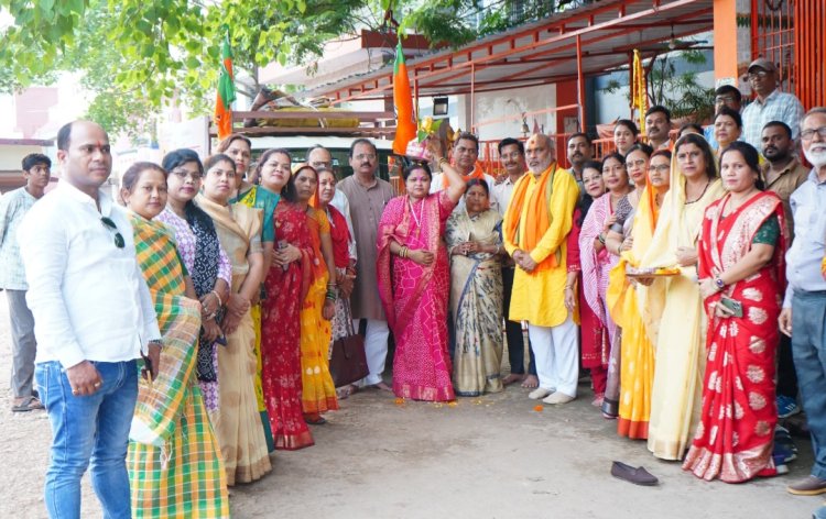 रिसाली में संत रविदास महाराज की 650वीं जयंती पर भव्य कलश वंदन यात्रा, विधायक ललित चंद्राकर रहे मौजूद