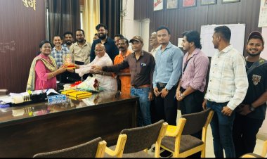 राजूलाल चंद्राकर के नेतृत्व में संघ ने किया आयुक्त लीना कोसाम का स्वागत, कर्मचारियों की समस्याओं पर हुई बातचीत