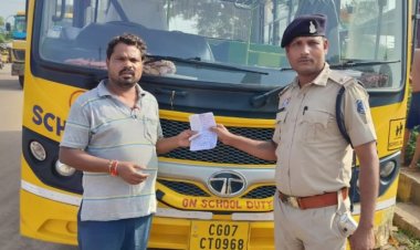 दुर्ग में नशे में स्कूल बस चला रहा था चालक, कोर्ट ने भेजा जेल; 15 हजार का जुर्माना