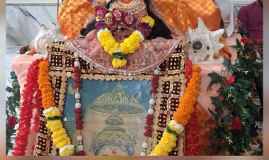 गंजपारा बाबा रामदेव मंदिर में देवी भागवत का छठवां दिवस, मां दुर्गा की महिमा का हुआ वर्णन