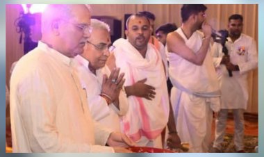 पद्मनाभपुर गणेशोत्सव पंडाल में श्रद्धालुओं की भीड़, पूर्व मुख्यमंत्री भूपेश बघेल सहित जनप्रतिनिधियों ने किए दर्शन