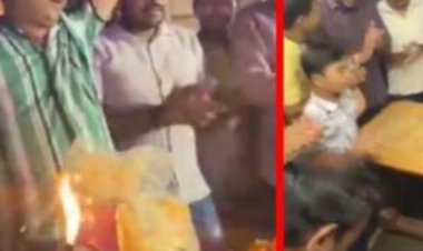 सोशल मीडिया पर वीडियो वायरल होते ही कार्रवाई, बीच सड़क जन्मदिन मनाने पर भाजयुमो जिलाध्यक्ष समेत अन्य पर FIR