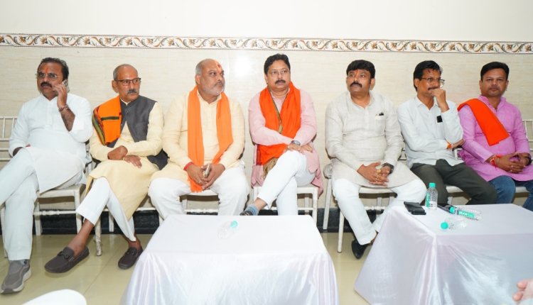 रिसाली में भाजपा की आत्मनिर्भर मंडल बैठक, नगर निगम चुनाव में जीत का संकल्प