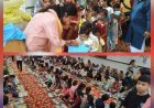 दुर्ग के सत्तीचौरा मंदिर में नवरात्र के 9 दिन बेटियों की पूजा, रोज 150 से अधिक कन्याओं को कराया जा रहा भोज