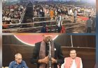 गंजपारा दुर्गोत्सव समिति के कवि सम्मेलन में देशभर के कवियों ने बांधा समां तिरंगे पर युवा कवि मयंक शर्मा की कविता सुनकर खड़े हुए श्रोता