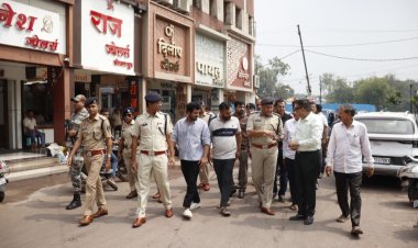 त्योहारों से पहले सराफा बाजार की सुरक्षा को लेकर सक्रिय दुर्ग पुलिस, एसएसपी ने व्यापारियों के साथ की बैठक