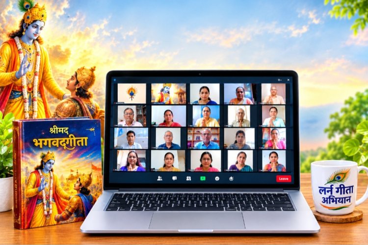 लर्न गीता अभियान के 50वें स्वर्णिम बैच का शुभारंभ, डॉ. मोहन भागवत ने किया उद्घाटन; भिलाई-दुर्ग के साधक भी जुड़े